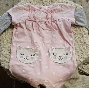 Long-sleeved one piece